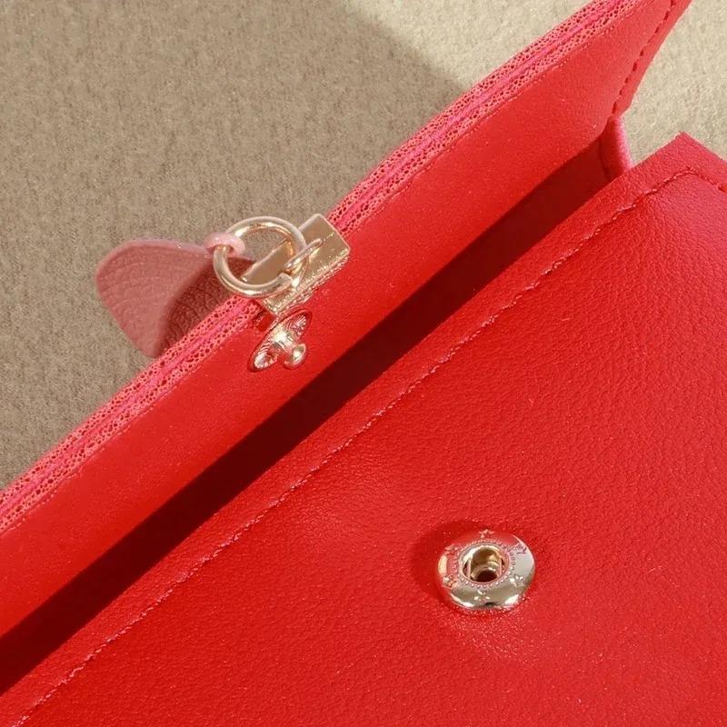 Korean Version of The Simple Small Wallet 30% Buckle Coin Purse Large-capacity Wallet Multifunctional Short Ladies Wallet.