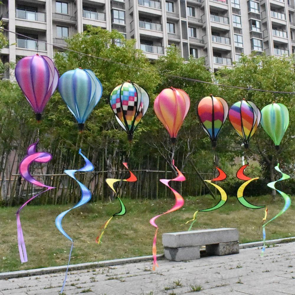 Strip Style Hot Air Balloon Wind Spinner Wind Chime Children's Toys  Kindergarten
