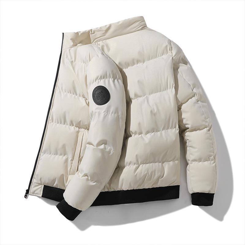 Herren Tigerkopf Stehkragen Baumwolljacke - Herbst/Winter Verdickter Jugendmantel