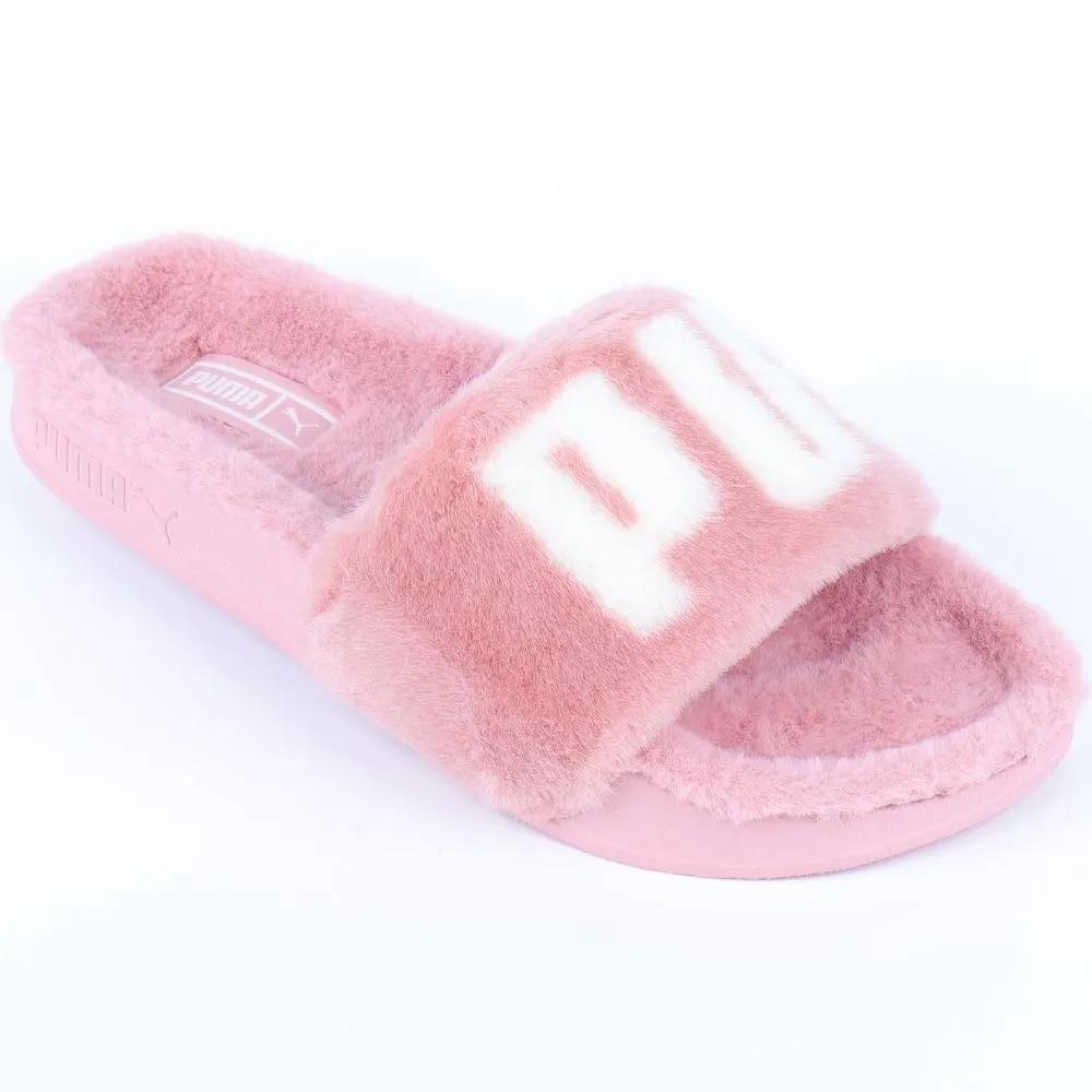Puma Leed Cat 2.0 Fuzz WNS Slippers 38731311 Fur Slippers Fur Shoes Winter Warm Shoes for Indoors and Outdoors