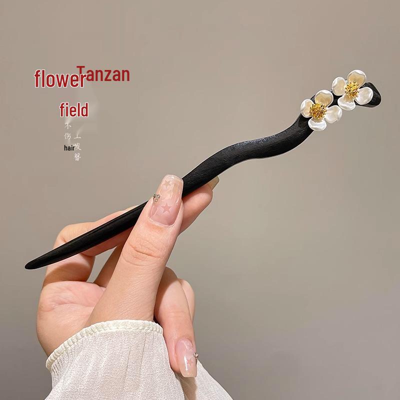 Ancient Chinese-Style Hanfu Hair Accessories: Elegant Updo Hairpins with Tassels for Women