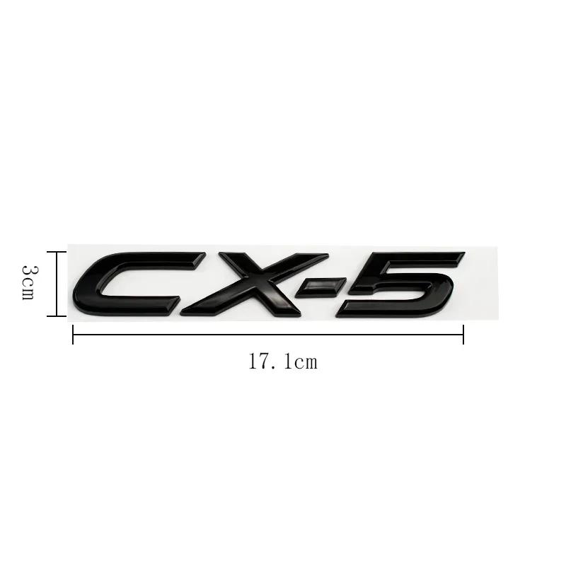For Mazda CX4 CX5 CX7 Body Decoration Accessories Car ABS Rear Trunk Words Letters Logo Badge Emblem Decals Sticker hkwmg66
