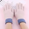 Gloves Winter all-finger warm and cold-proof knitted wool gloves Male and female students outdoor riding knitted gloves