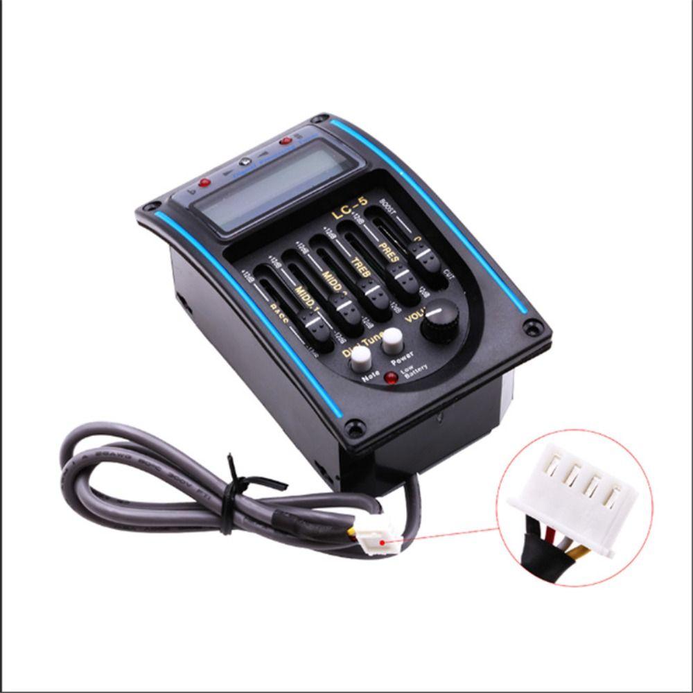 5 Band Band Acoustic Guitar Preamp LC-5/4 Bands Acoustic Guitar Pickup  Electric Guitar