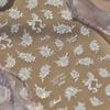 5D Starfish Fish Tail Small Fish Blue Bow Shell Silver Glitter Star Nail Art Stickers Ocean Fantasy Nail Decals Manicure