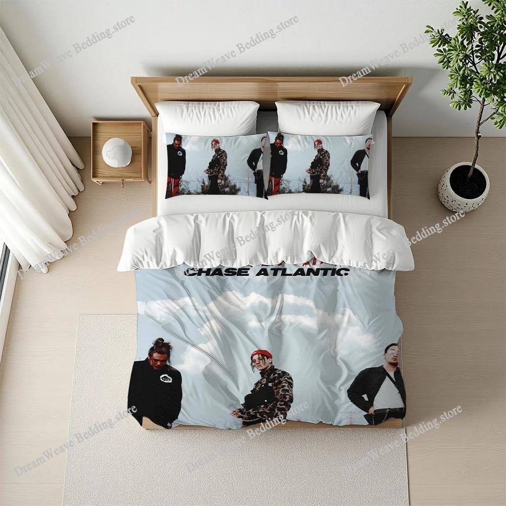 C-Chase A-Atlantic Band Duvet Cover Set Home Style Bedding Soft Laundry Cotton Bed Student Dormitory Gift