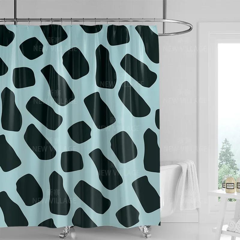 Perdea de duș graffiti geometric abstractă vânt minimal nordic țesătură impermeabilă perdea de baie perdea de duș 180x200