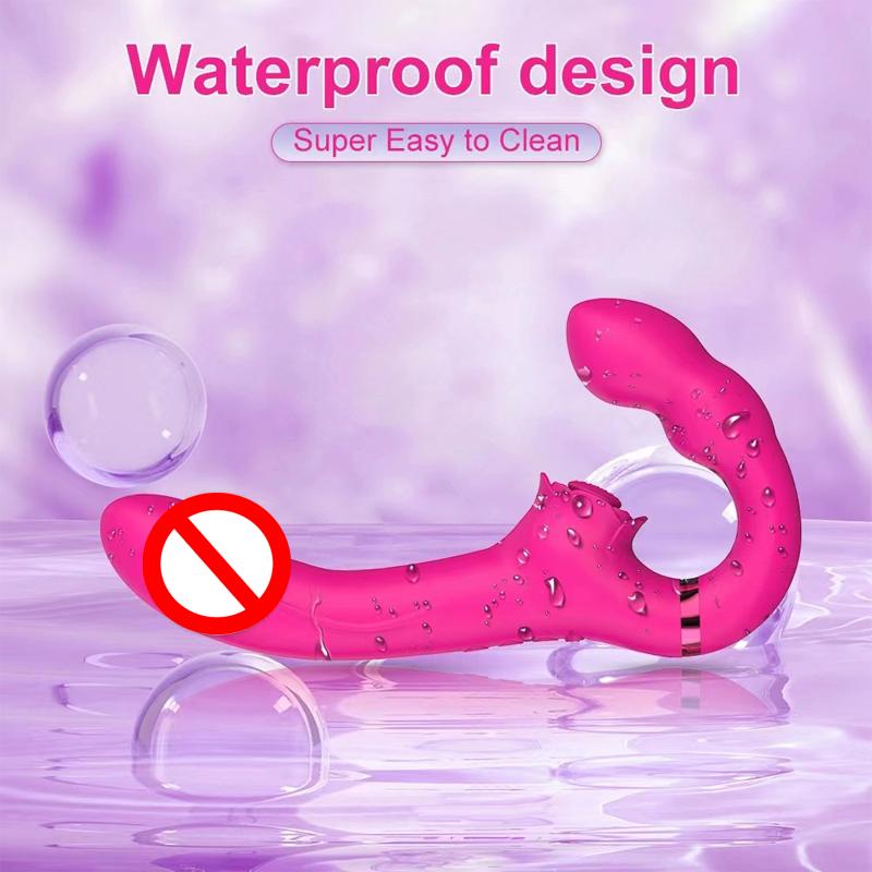 Double Head Resonance Vibrator Sharing Stimulation Clitoral Vaginal Massager Female wearable Masturbator Sex Toys For Women