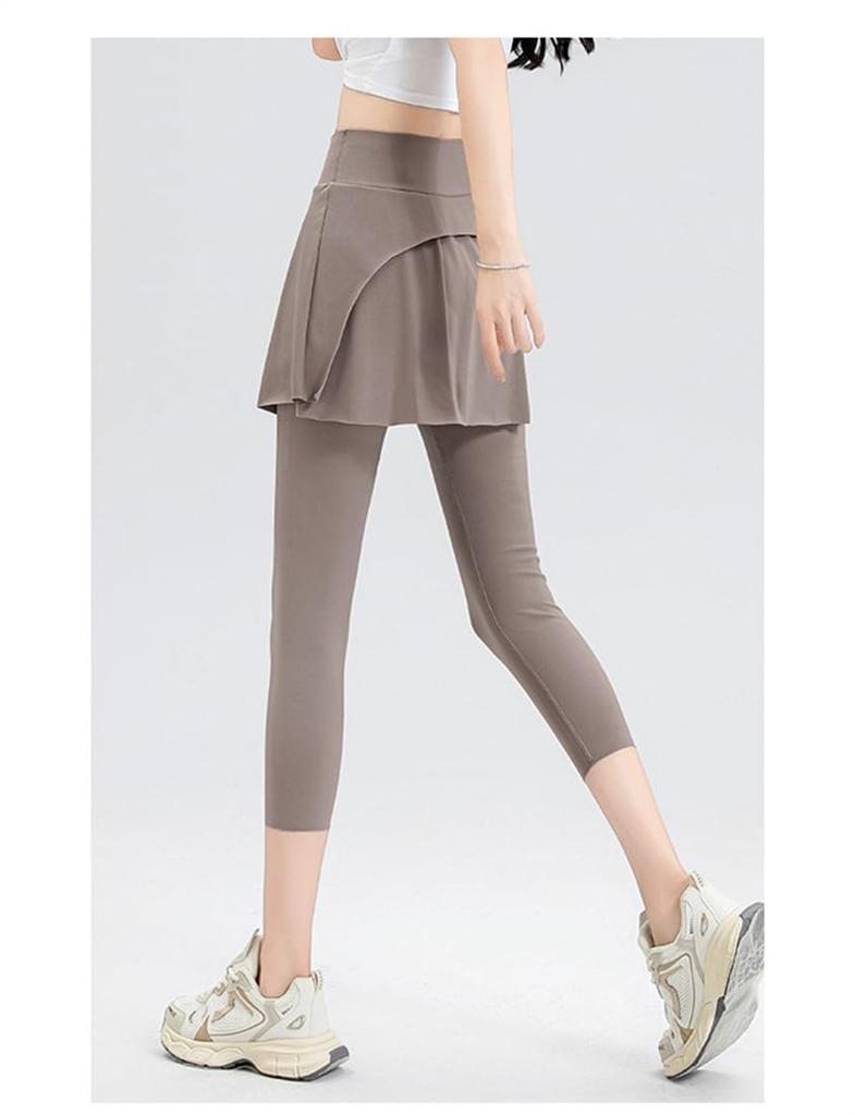 YANGRONG Yogahose mit kurzer Länge Yoga Größen 2XL Damenrock, 3/4 Leggings, Tragen, Tanzen, Sportbekleidung, Strumpfhose, Hose, Unterteile, Fitness,