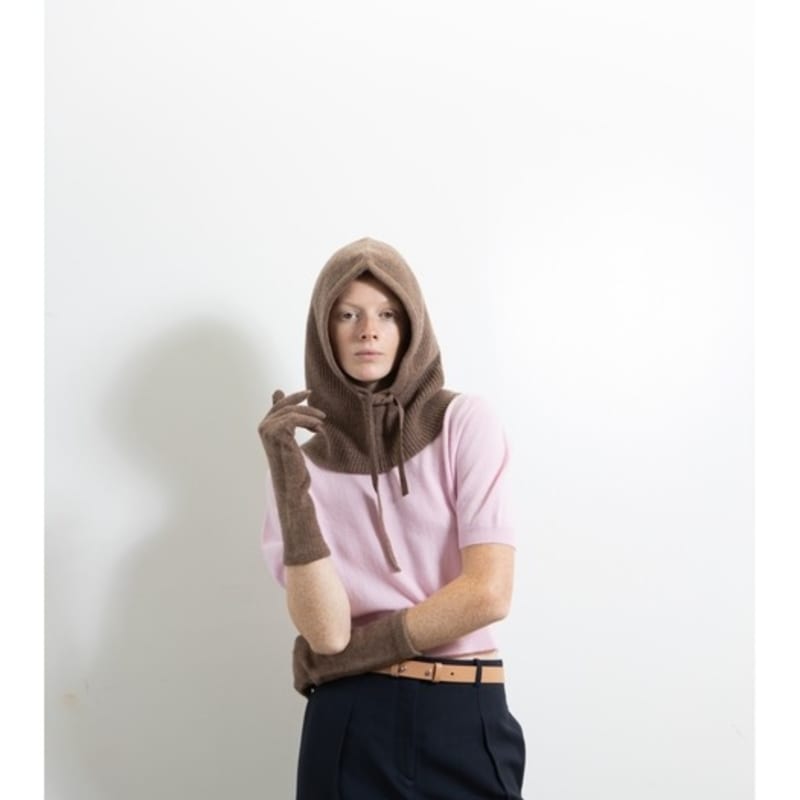 Pure Kaschmir NYC Handschuhe_Mokka