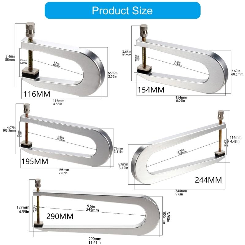 U Shaped Bracing Clamp For Fixing Violin Bridge And String Plate Suitable For Violin Viola And Cello Instrument Repair Tool