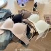 Small breasts show big gathering underwear women's no steel ring sexy lace collection breast anti-sagging seamless bra cover palm cup