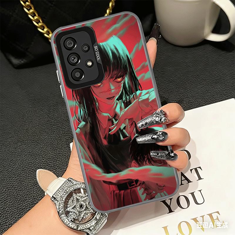 Anime Character Yoru War CSM Soft Phone Case for Samsung A17 A16 A15 A14 A13 A57 A56 A55 A54 A53 A37 A36 A35 A34 A33 A26 A25 A24