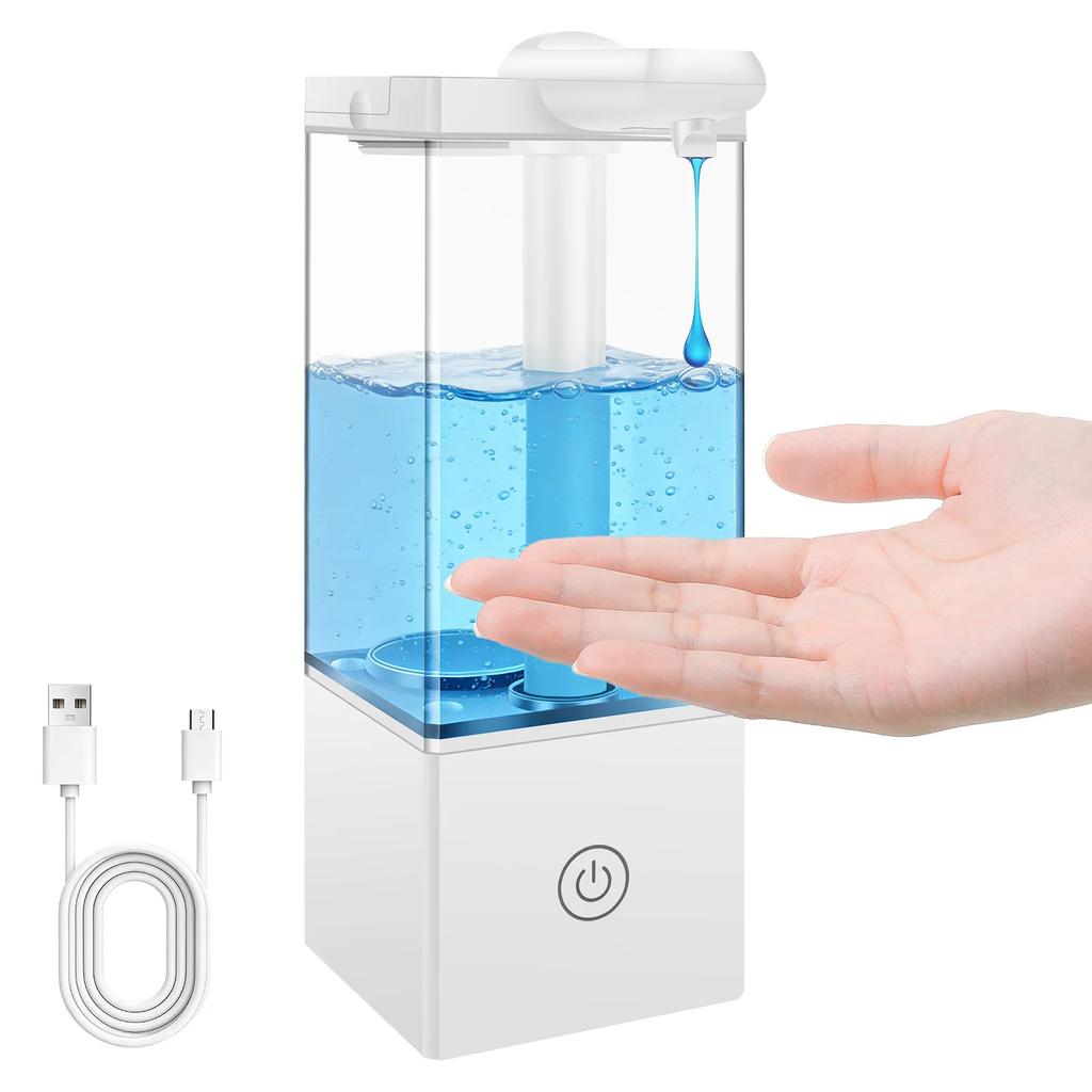 Automatic Soap Dispenser Touchless USB Rechargeable Smart Hand Sanitizer Body Wash Shampoo Applicable To Kitchen And Bathroom