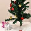 12PCS Cute Plastic Heart Ball Ornaments Set 4.5CM Glitter Christmas Balls Party Decor Ball Christmas