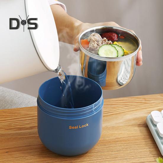 Food Grade Prep 600ml800ml Meal Container With Lids Spork Convenient Parfait Cup Onthego Container