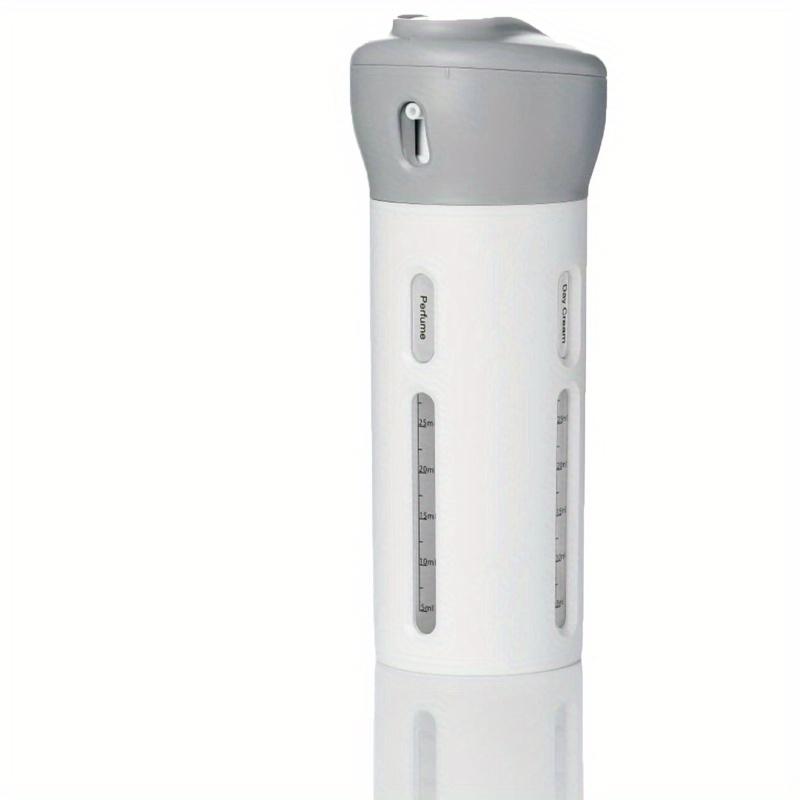 Travel Dispenser, 4 in 1 Lotion Shampoo Gel Travel Dispenser Shower Bottles Refillable Travel Bottles серый
