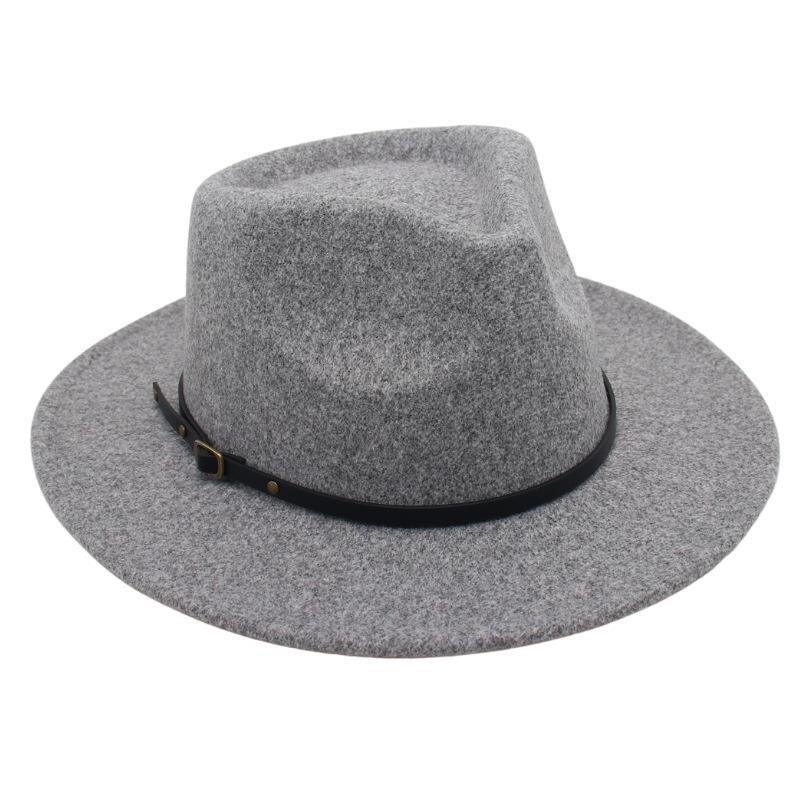 Top Hat, Belt Buckle, Jazz Hat, Male And Female Models, Felt Hat, Sun Hat, Woolen Hat, Ethnic Style