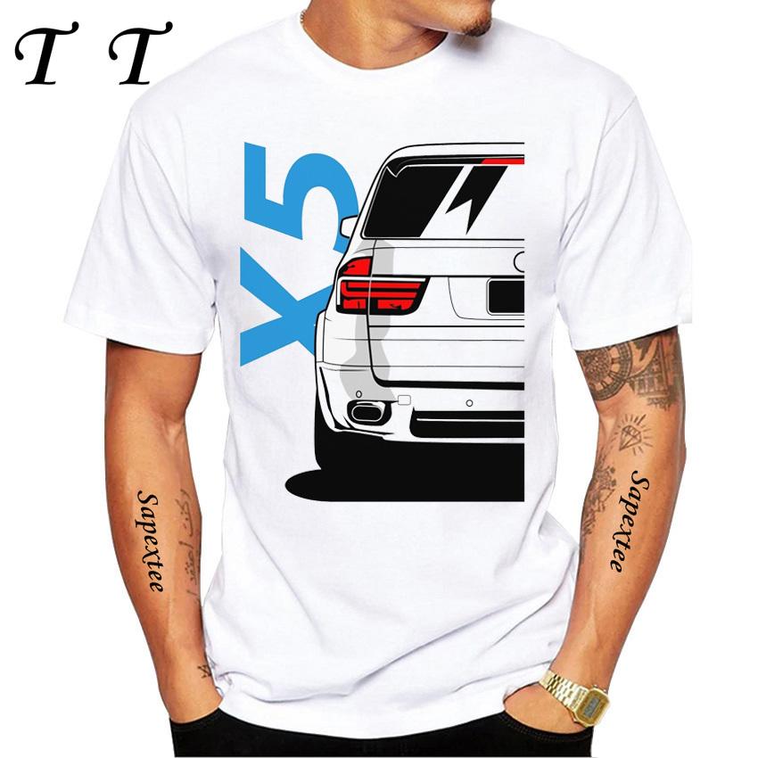 New Summer Men Short Sleeve Drive The Classic Germany EUDM - E34 M5 - X5 E30 Cars Evolution Retro T-Shirt Boy Casual White Tees