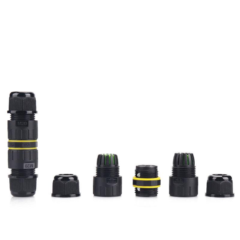 IP68 M20 Outdoor Waterproof Connector for Street Lights - 3-Core & 4-Core Cable Compatible