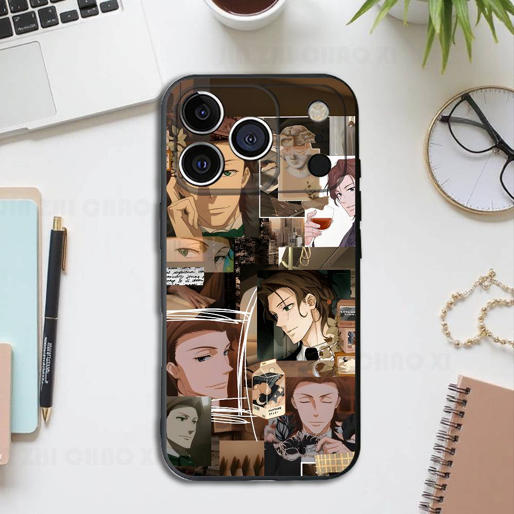 M-Moriarty the P-Patriot Black Phone Case For IPhone 17 16 15 14 13 12 13 12 11 Pro Max Plus XS XR Silicone Soft Back Cover