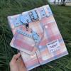 Y2K Checkered Star Denim A5 Photo Card Album Vintage Sweet & Cool Style Binder Idol Photocard Collect K-Pop Polaroid Storage