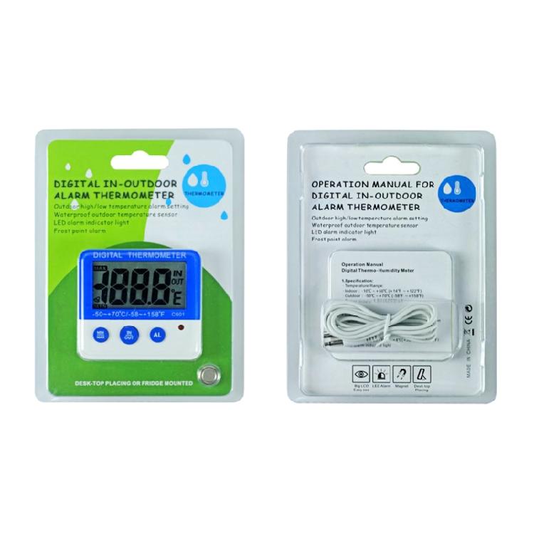 Digitales Kühlschrankthermometer mit Sonde Digitales Kühlschrankthermometer LCD