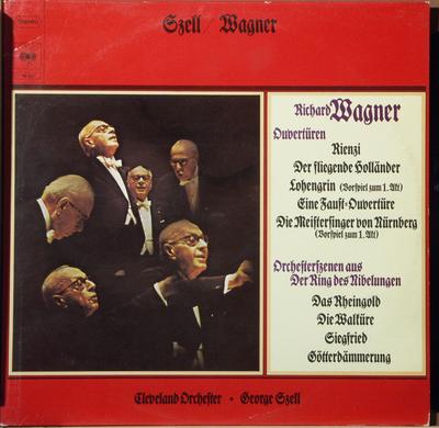 LP Record RICHARD WAGNER, GEORGE SZELL, THE C - Ouvertüren Und Orchesterszenen 78227 CBS 1973 Germany Classical Used