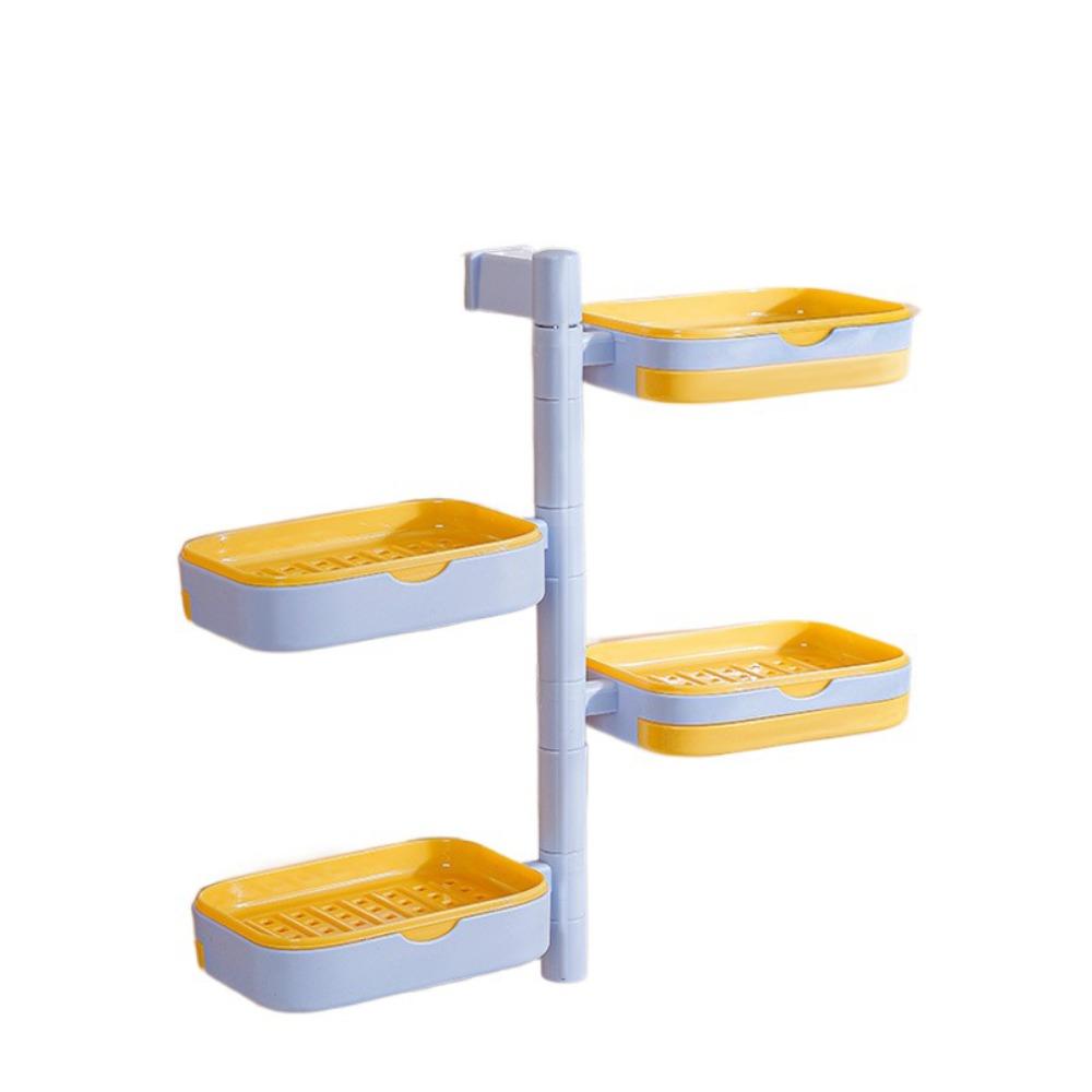 Waterproof Japanese Style Soap Box Plastic Soap Storage Rack Wall Mounted Soap Box  Bathroom