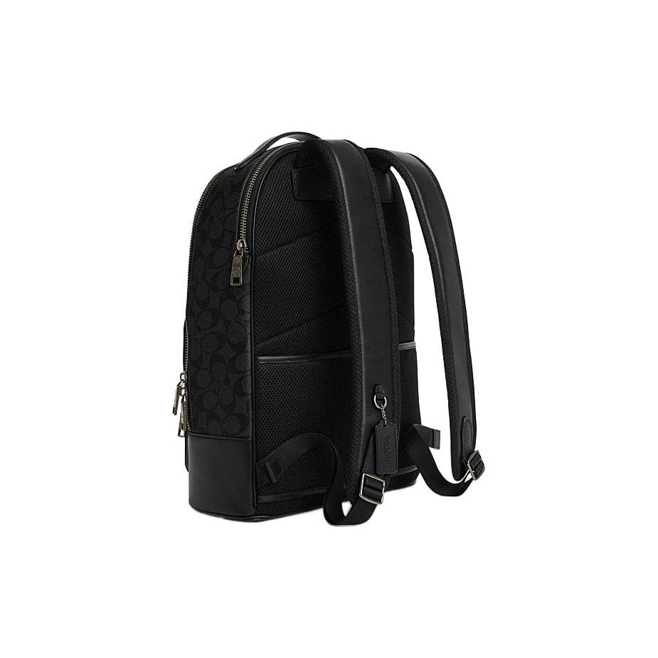 COACH ETHAN Fabric With Artificial Leather Backpack Large Men's Black CL962-QBLWO