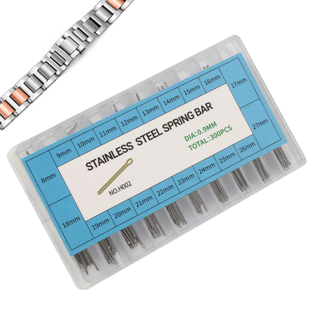 0.9mm Watch Bracelet Split Pins 304 Stainless Steel Watch Parts Assortment 8‑27mm