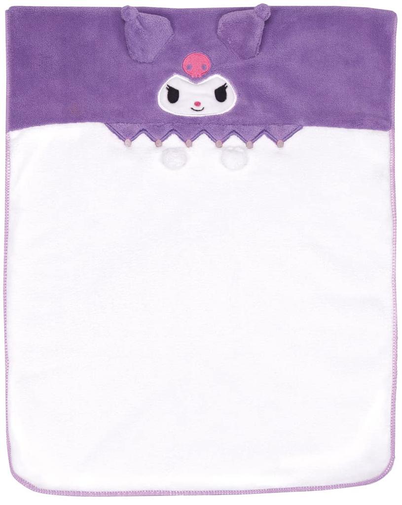 Skater Towel Gift Set Hair Drying Towel Bath Absorbent Sanrio Kuromi SET1077 (2 pieces) & Towel, & Quick-Drying, Design,