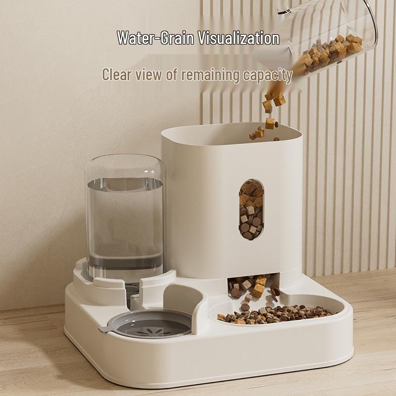 2-in-1 Automatic Pet Feeder & Water Dispenser