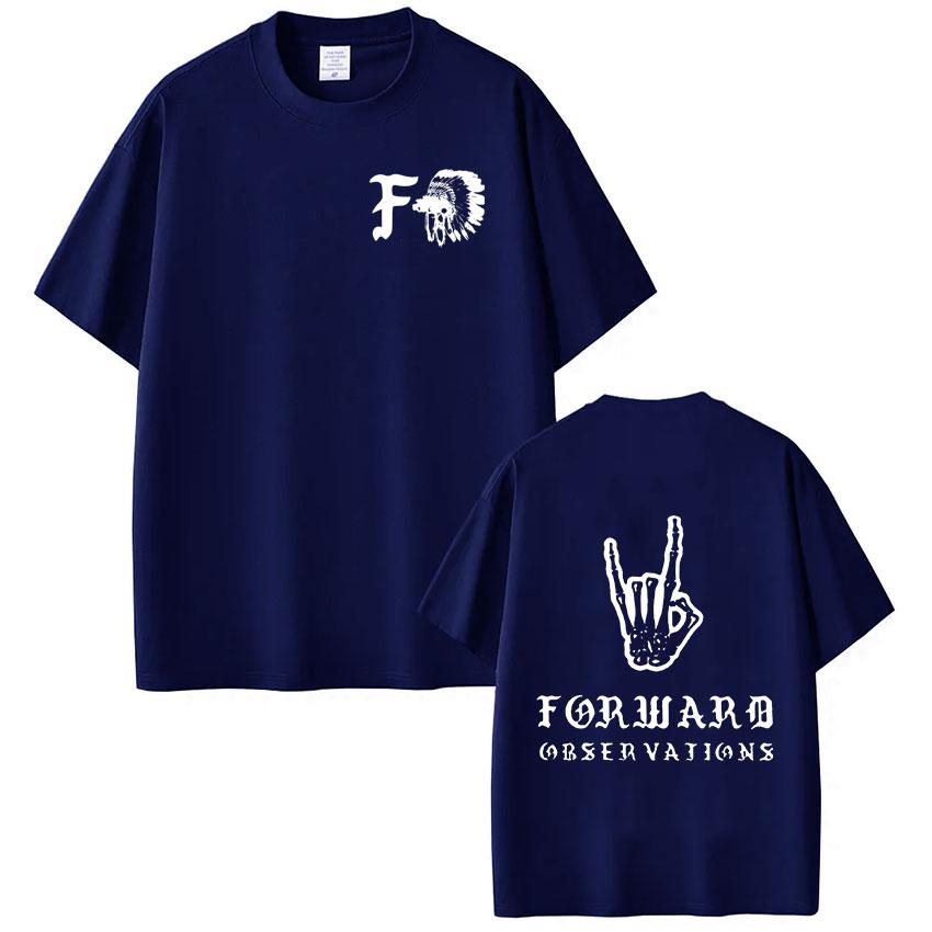 Forward Observations Group Skeleton Tshirt Unisex Women Clothing Fashion Oversized Casual Short Sleeve T Shirt Harajuku Streetwear