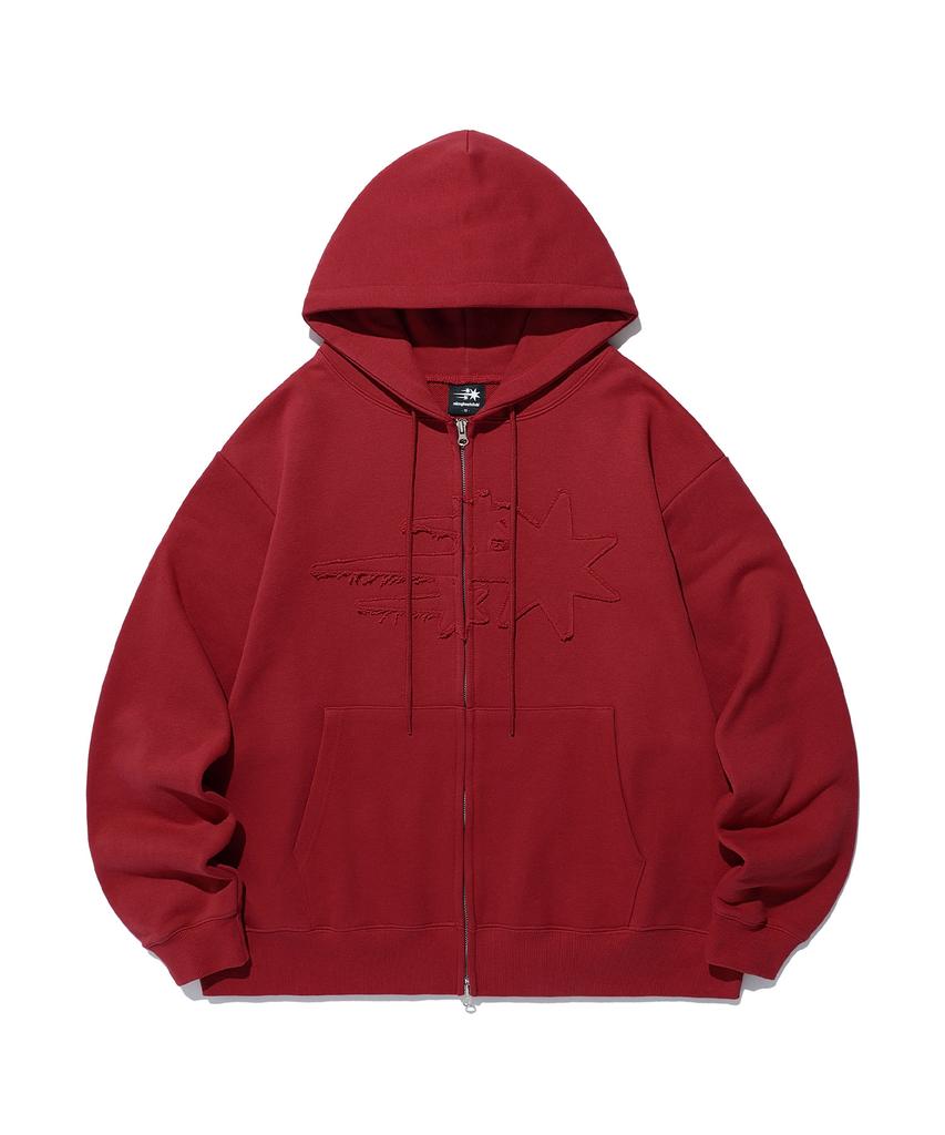 Niceghostclub 3Star Logo Zip Hoodie_6Colors(Ng2Efum480A)