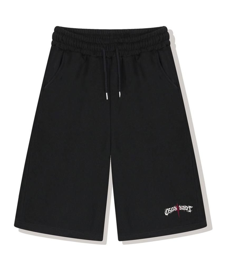 Keuloseudas Black Mark Wide Bermuda Shorts Pants 2 Color [Crst_1002]