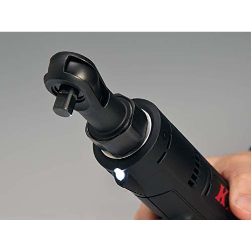 Kyoto Machinery Tools (KTC) 9.5SQ Engine Room Exterior Removal Maximum Torque 34Nm 7.2V Compact Type Cordless Ratchet Wrench Set Total Length 253mm Li