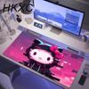 Office Creative Kawaii Hello Kitty Printed Mouse Pad Girls Extra Large Non-Slip Pads Computer Key Mat Cartoon Desk Writing Mats