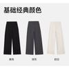 High-Waisted Wide Leg Pants Women Soft Stretchy Cotton-Blend Trousers Casual Office Yoga Lounge Wear