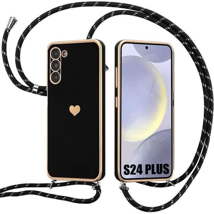 Coque - Samsung - Galaxy S24 Plus - Antichoc - Anti-rayure - Motif Cœur