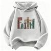 Vintage Faith Colorful Design Hoodie Kids Children's Sweatshirt Hoody Casual Hoodies for Boys Girls Clothes