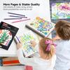 Shuttle Art Sketchbook, 110 sheets, 2-book set, spiral bound, with patterns, drawing paper, croquis book, sketchbook, drawing pad, doodling pad, freeh