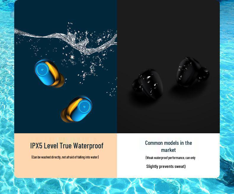 Mini Wireless Bluetooth 5.4 Dual Ear Earbuds for Sports - Compatible with Huawei, OPPO, Apple, Vivo