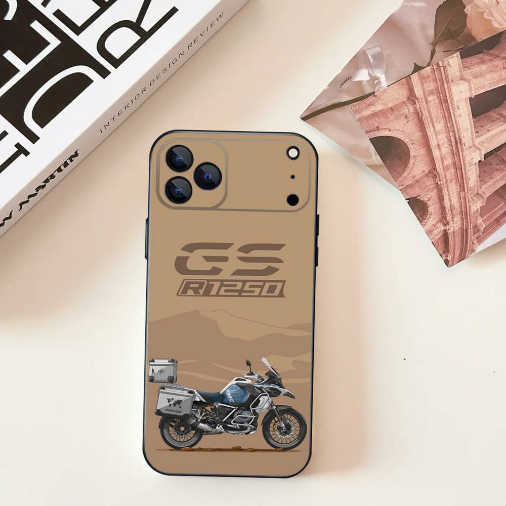 GS 1200adv Motorrad Coole Handyhülle Für iPhone 17,16,15,14,13,12,11,Pro,Max,Plus,E,SE4,Air,Mini Schwarzes Weiches Cover