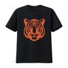 Tiger Lovers Orange Design Vintage T Shirt Sweat Vintage Slightly Top For Everyday Wear Versatile Fashion