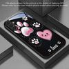 Paw Love Exquisite Luxury High-end PhoneCase Glass TPU PhoneCase for Samsung Galaxy S26 S25 S24 S23 S22 S21 FE,Ultra,Plus