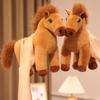 Simulation Pony Plush Toys Saddle Cartoon Horse Stuffed Toy  Valentine's Day Gifts