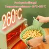 Air Fryer Reusable Pot Silicone Easy To Clean Oven Baking Tray Round Liners with Gloves Kitchen Air Fryer Accessory