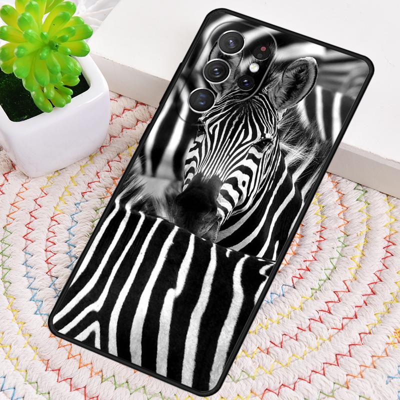 Zebra Animal TPU Phone Case For Samsung Galaxy note 10 pro S26 S25 S24 S23 S22 Ultra Plus S21 FE S20 Shockproof Cover
