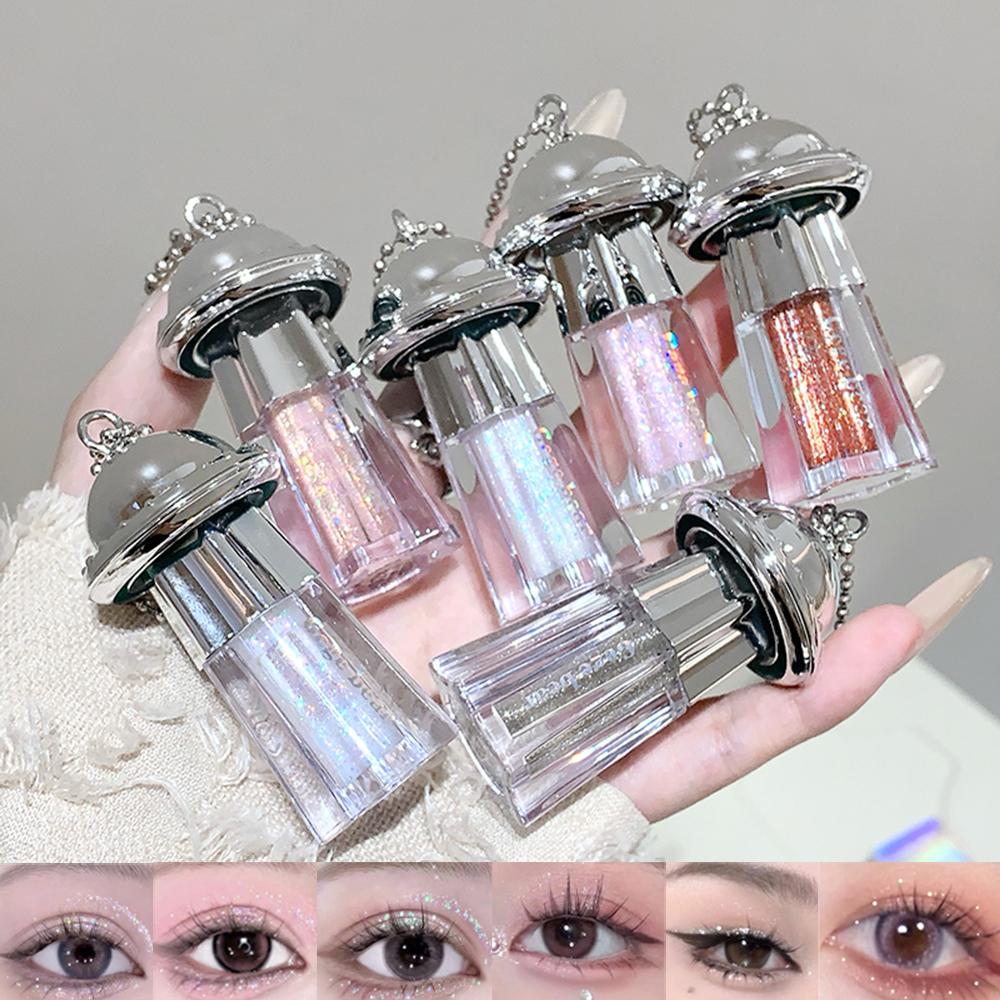 

UFO Pendant Shiny Eyeshadow Liquid Gege Bear Pearlescent Fine Shimmer Brightening Anti-makeup Liquid Eyeshadow